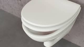 Pressalit soft close function for toilet seats 13