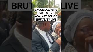 Lawyers protesting against police Brutality live in Lagos,#short2024 #shortfeed #lagosvlog #police