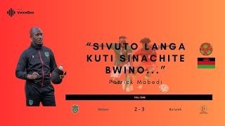 Sivuto Langa Kuti Sinachite Bwino - Patrick Mabedi