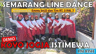 #DEMO | #KOYO #JOGJA #ISTIMEWA #LINE #DANCE | #semarang LINE DANCE | Emmy #snld dan Tim RT. 3 RW. 7