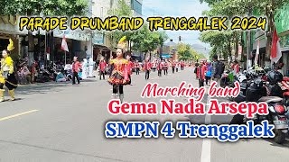 PARADE DRUMBAND TRENGGALEK SMPN 4 TRENGGALEK