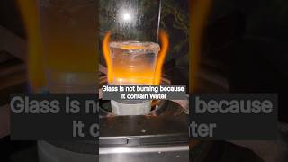 Glass🥛Water💧Fire🔥Experiment #shorts #scienceexperiment