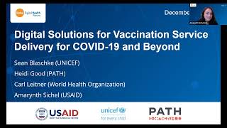 GDHF 2022: Digital solutions for vaccination service delivery for covid 19 and beyond