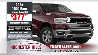 Start Something New Sales Event - RAM 1500