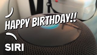 SAY a 'Happy Bday' to SIRI on Oct.4th 🎂