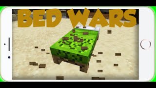 I played BedWars on my PHONE (Hypixel bw)