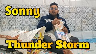 Sonny Thunder Storm skyshot testing 🧡💥| Diwali Crackers video |