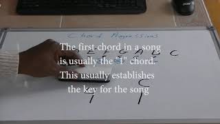 Chord progressions: how songs are made