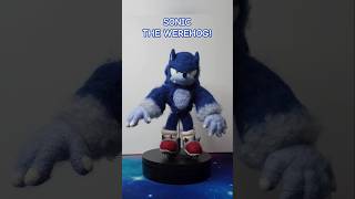 Needle Felted Sonic The Werehog || Halloween Werewolf (Sonic the Hedgehog) #shorts