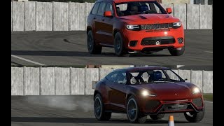 Forza 7 Lamborghini Urus vs Jeep Grand Cherokee  SRT8 Trackhawk on Top Gear TRACK!