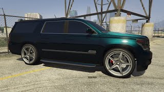 Cars of GTA V: New contract DLC Declasse Granger 3600LX, Chevrolet Suburban 1500 LTZ