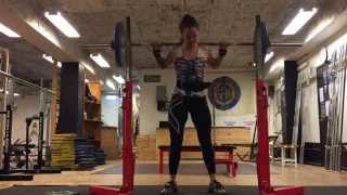 Squat 1x70kg, 8/12-14