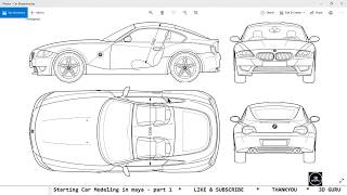 01 CarModeling Blueprint Setup