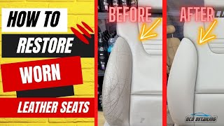 How To Restore Worn Car Leather Seat | Audi S4