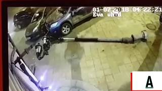 Джип в Одессе влетел в припаркованные машины. ДТП. Январь 2018г. Car crash.