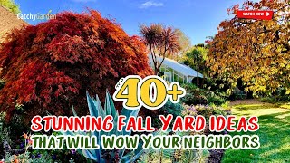 40+ STUNNING FALL YARD IDEAS THAT WILL WOW YOUR NEIGHBORS! 🍂 🍁 MUST-TRY THIS SEASON!