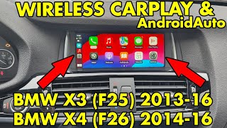 Wireless CarPlay and AndroidAuto BMW X3 (F25) X4 (F26) 2013 2014 2015 2016