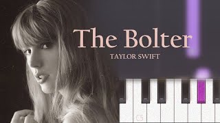 Taylor Swift - The Bolter | Piano Tutorial