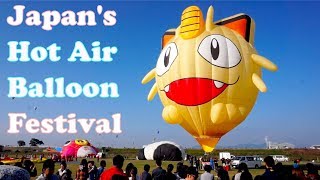 I went to a Hot Air Balloon Festival in Japan