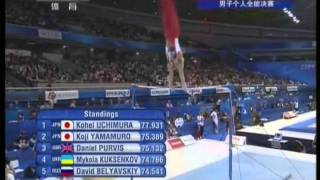 2011 Worlds MAG AA Rotation 6 Warm Up (CCTV)