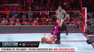 RAW 20.OCT.2018:McIntyre & Ziggler vs. Rollins & Ambrose Raw Tag Team Title Match