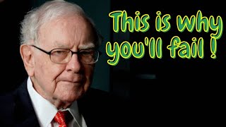 Warren Buffett: YOU need to know what you're doing