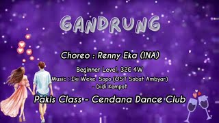 GANDRUNG - Line Dance //Demo // Choreo: Renny Eka (INA)