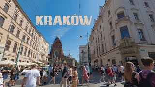 Kraków spacer po Starym Mieście - Rynek Główny - Sukiennice - Grodzka - Wawel 🏰🚶 | Lato 2023