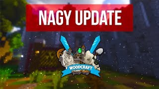 Magyar Minecraft MMORPG - WoodCraft Nagy Update 🎮