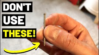 DON'T USE TRIM NAILS! Try These Instead...(TRIM HEAD SCREWS / TRIM SCREWS--Easy Woodworking Screws)