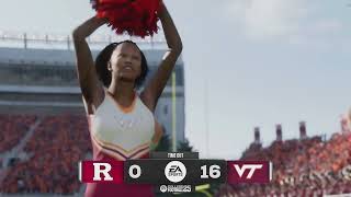 College Football 25  Virginia Tech vs Rutgers  2024 Gameplay Xbox Series X