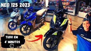 YAMAHA NEO 125 2023 TUDO EM 4 MINUTOS