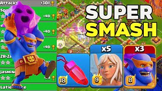 Unstoppable: Best Th16 Super Bowler Smash Legend League Attacs!