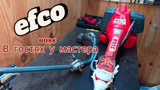 Ремонт бензотримера  efco часть первая | Проблема с ручкой!