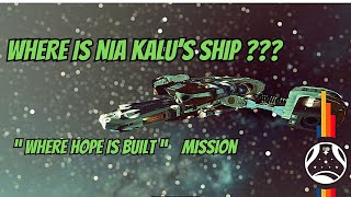 Where is Nia Kalu's Ship  . Board Nia Kalu's Ship