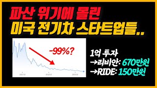 파산 위기에 몰린 미국 전기차 스타트업들.. 위기인가 저점 매수의 기회일까(ft. 리비안, 루시드, 로드타운모터스)