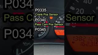 🧑‍🔧 P0335, P0340, or P0345? Replace all three sensors! #shorts #nissanxterra #nissanproblems