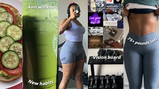 2023 RESET ROUTINE : 4AM workouts,vision board, New Goals + New habits