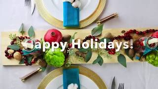 How to Style Your Holiday Table in 5 Minutes