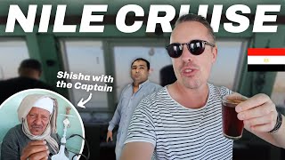 EGYPT 🇪🇬 NILE CRUISE: From the KITCHEN to the CAPTAIN CABIN I bring you everywhere on the BOAT!