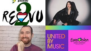 #REVU2​​ Eurovision Ireland reacts to Luxembourg 2024 - Tali - Fighter