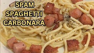 SPAM SPAGHETTI CARBONARA