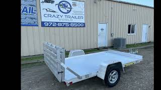 2024 Aluma 7210S-BT 10' Aluminum Utility Trailer - Ennis...