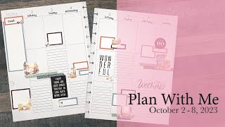 Plan With Me | Big Happy Planner | October 2 - 8, 2023