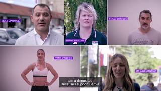 I am a donor, too. Because I support Serbia - Case study video