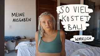 1 monat auf bali - meine ausgaben