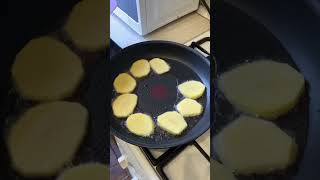 My wife is preparing a quick breakfast for me #food #breakfast #cooking #shortsvideo