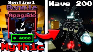 ¿ES BUENO EL NUEVO SENTINEL BONNIE? ¡2500 ROBUX! | (Five Nights TD) Roblox