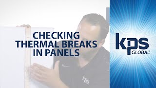 Checking Thermal Breaks in Panels