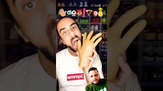 Food ASMR Eating a Gummy Hand and other snacks #shorts  #satisfying #food #gummi #mukbang